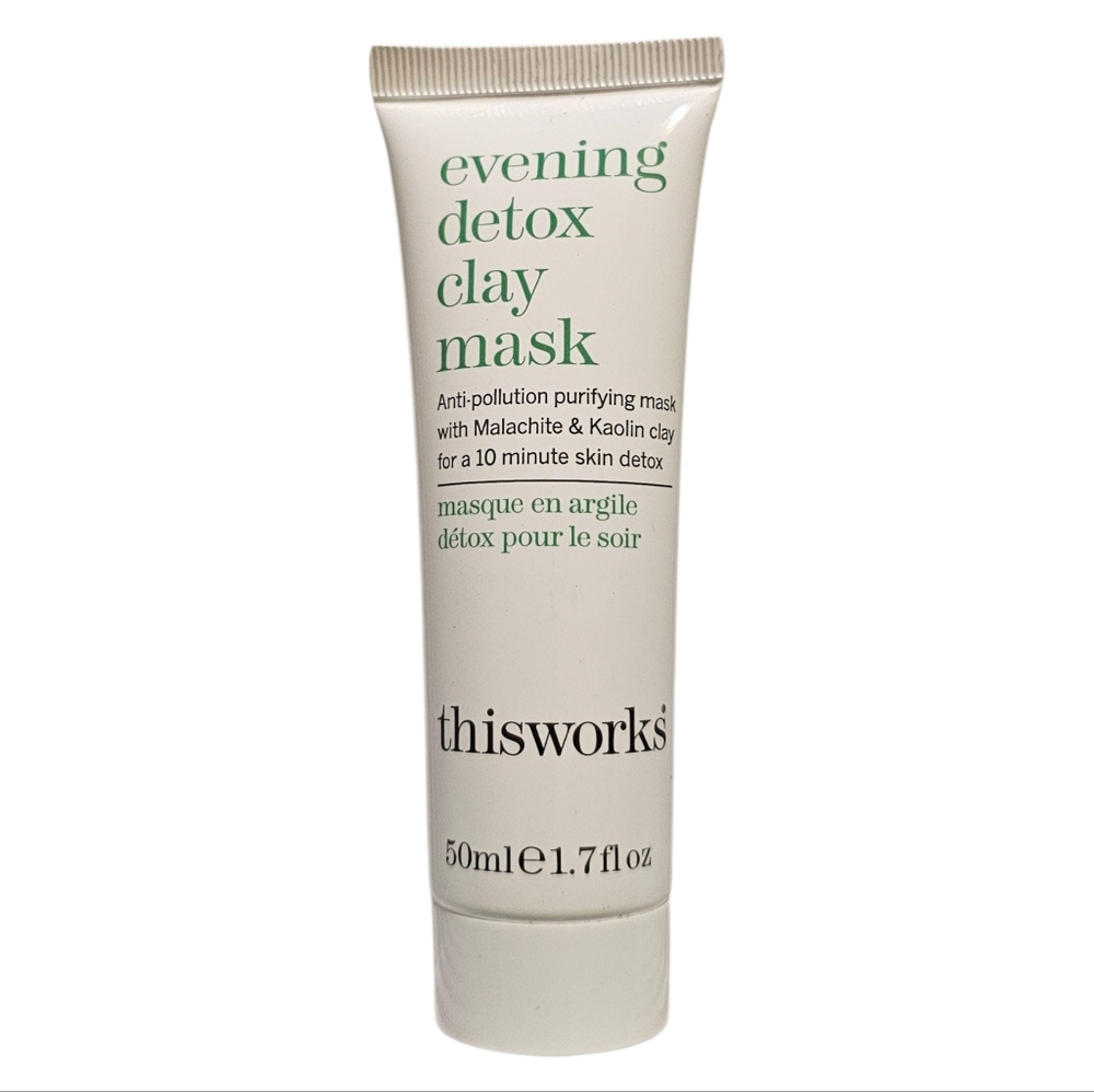 This Works, Evening Detox Clay Mask 50 ml / 1.7 fl oz, New Factory Sealed.